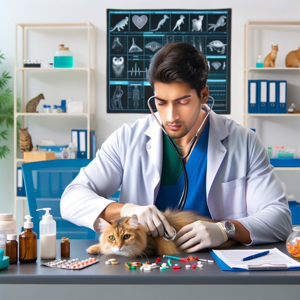 Veterinarian providing emergency vet services to an exotic pet, emphasizing on pet medical plan, emergency pet care, and exotic pet health risks for pet emergency preparedness in an exotic animal care clinic.