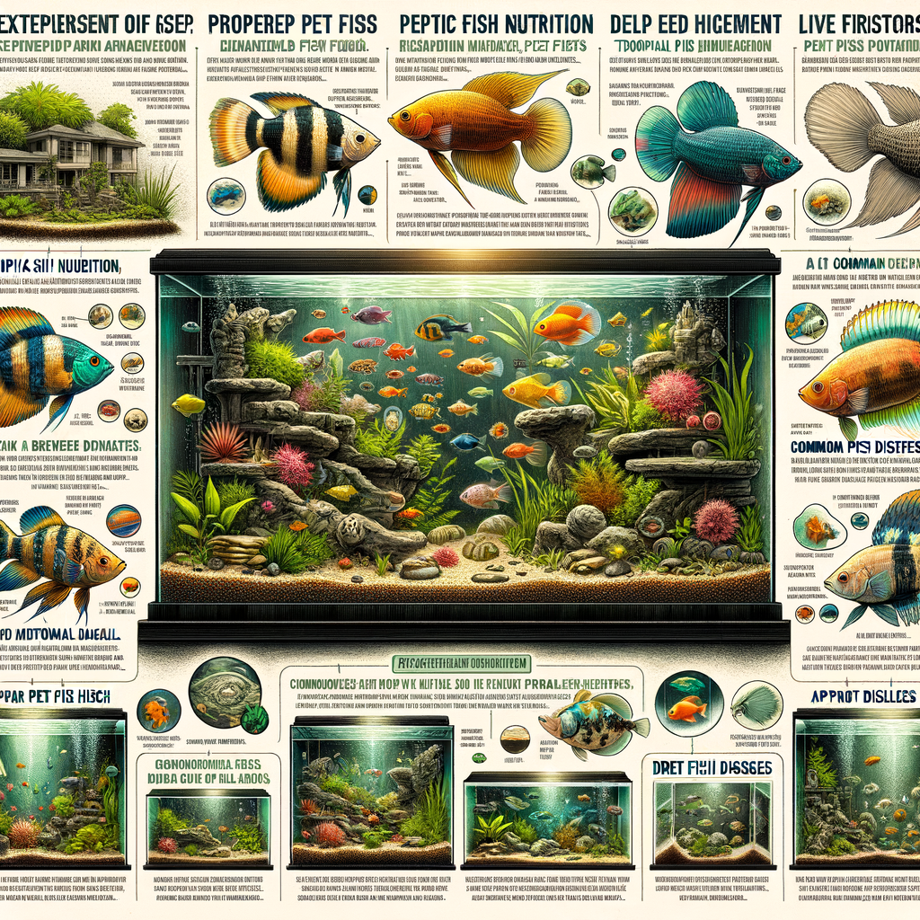 Comprehensive exotic fish care guide featuring tropical fish species, aquarium maintenance tips, pet fish nutrition advice, fish tank setup instructions, exotic fish health and breeding information, and pet fish diseases treatment methods.